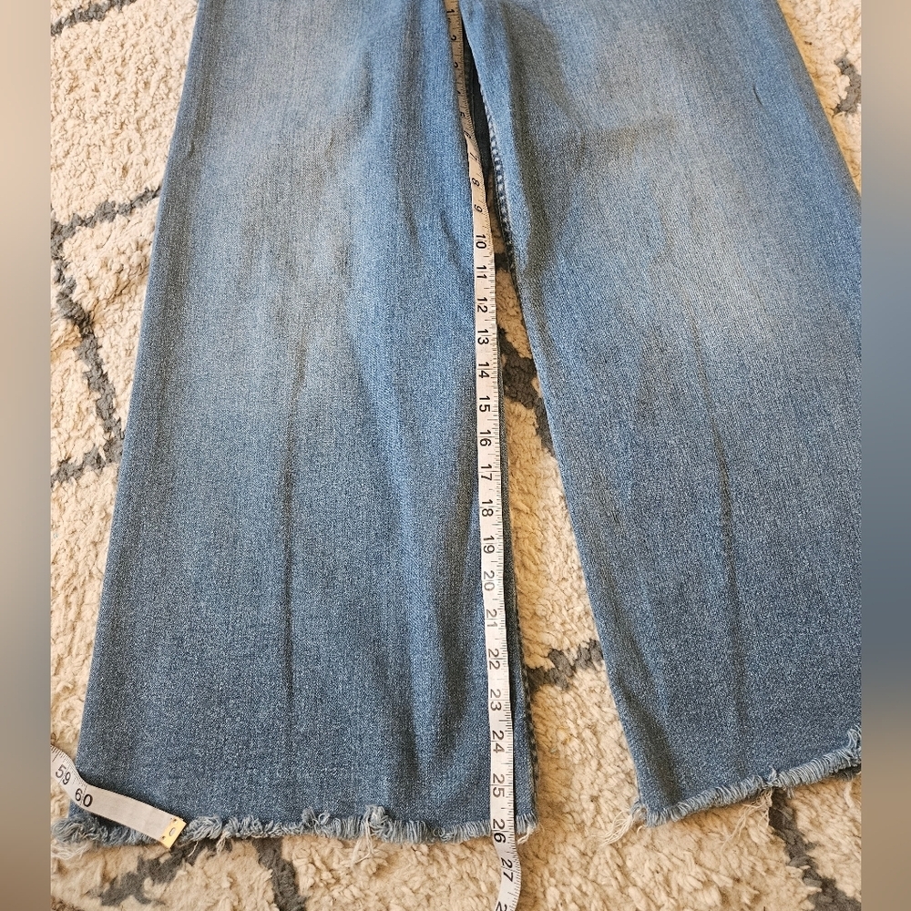 Basement Denim Women's Blue Wide-Leg Jeans size 34 or 14 - Picture 2 of 5